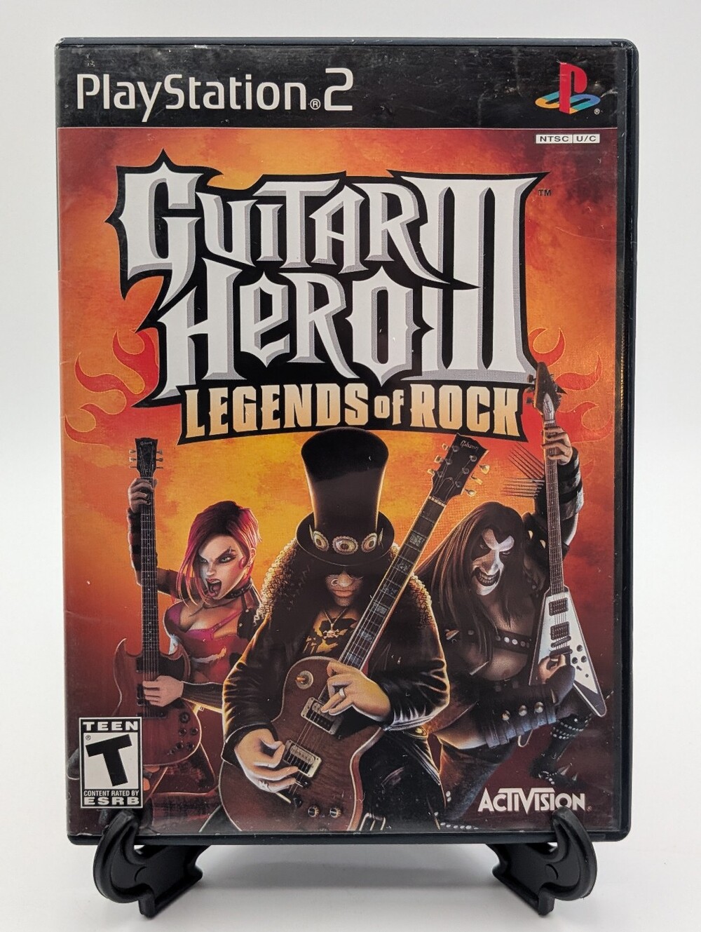 Gibson Guitar Hero III: Legends of Rock — Black & Orange Cover Art